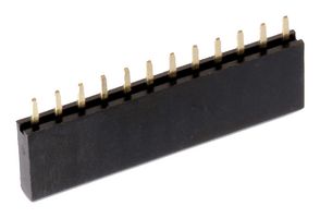 61301811821 - PCB Receptacle, Board-to-Board, 2.54 mm, 1 Rows, 18 Contacts, Through Hole Mount, WR-PHD - WURTH ELEKTRONIK