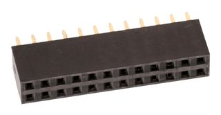 61301821821 - PCB Receptacle, Board-to-Board, 2.54 mm, 2 Rows, 18 Contacts, Through Hole Mount, WR-PHD - WURTH ELEKTRONIK