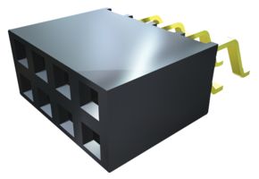 SMH-108-02-G-D . - PCB Receptacle, Board-to-Board, 2.54 mm, 2 Rows, 16 Contacts, Surface Mount, SMH - SAMTEC