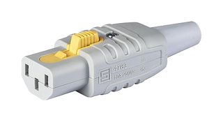 3-122-075 - IEC Power Connector, IEC C13 Socket, 10 A, 250 VAC, Screw, Cable Mount, 4783 - SCHURTER