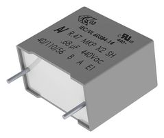 R474F210050A1KV057 - Safety Capacitor, Metallized PP, Radial Box - 2 Pin, 10000 pF, ± 10%, X1, Through Hole - KEMET