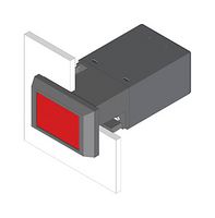 22-215.011 - Pushbutton Switch, 22, SPST-NO, SPST-NC, Momentary, Rectangular, White - EAO