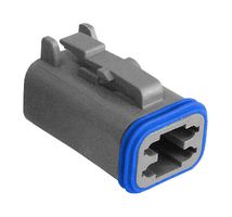 PX0100S04GY - Automotive Connector, PX0 Series, Straight Plug, 4 Contacts, Crimp Socket - Contacts Not Supplied - BULGIN LIMITED