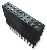 ESQ-118-33-L-T - PCB Receptacle, Elevated Strip, Board-to-Board, 2.54 mm, 3 Rows, 54 Contacts, Through Hole Mount - SAMTEC