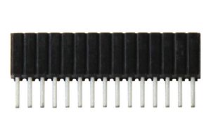 SLM-115-01-S-S - PCB Receptacle, Board-to-Board, 1.27 mm, 1 Rows, 15 Contacts, Through Hole Mount, SLM - SAMTEC