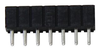 SLW-107-01-T-D - PCB Receptacle, Square Post, Board-to-Board, 2.54 mm, 2 Rows, 14 Contacts, Through Hole Mount, SLW - SAMTEC