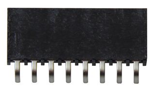 SSW-108-02-T-S-RA - PCB Receptacle, Board-to-Board, 2.54 mm, 1 Rows, 8 Contacts, Through Hole Mount Right Angle, SSW - SAMTEC