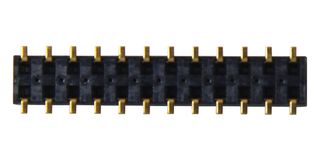 TLE-112-01-G-DV - PCB Receptacle, Board-to-Board, 2 mm, 2 Rows, 24 Contacts, Surface Mount, Tiger Beam TLE - SAMTEC