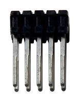 MTMS-105-02-T-D-002 - Pin Header, Board-to-Board, 1.27 mm, 2 Rows, 10 Contacts, Through Hole, Flex Stack MTMS - SAMTEC