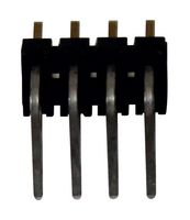 TMM-104-01-L-D-RA - Pin Header, Right Angle, Board-to-Board, 2 mm, 2 Rows, 8 Contacts, Through Hole Right Angle, TMM - SAMTEC