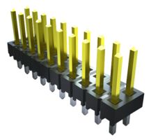 TSW-132-07-G-T - Pin Header, Vertical, Board-to-Board, 2.54 mm, 3 Rows, 96 Contacts, Through Hole, TSW - SAMTEC