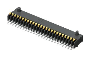 SIBF-25-F-S-AD - Spring Loaded Connector, Compression Connector, 1.27 mm, 1 Row, 25 Contacts, Surface Mount - SAMTEC