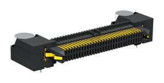 ERM8-020-01-S-D-RA-L-TR - Mezzanine Connector, Header, 0.8 mm, 2 Rows, 40 Contacts, Surface Mount Right Angle - SAMTEC