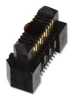 ERM8-020-05.0-S-DV-L-K-TR - Mezzanine Connector, Header, 0.8 mm, 2 Rows, 40 Contacts, Surface Mount, Phosphor Bronze - SAMTEC