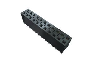 BCS-103-F-S-TE - PCB Receptacle, Board-to-Board, 2.54 mm, 1 Rows, 3 Contacts, Through Hole Mount, Tiger Claw BCS - SAMTEC