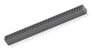SSQ-102-03-F-D - PCB Receptacle, Board-to-Board, 2.54 mm, 2 Rows, 4 Contacts, Through Hole Mount, SSQ - SAMTEC