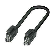 1183807 - Ethernet Cable, SPE Jack to SPE Jack, Black, 1 m, 3.3 ft - PHOENIX CONTACT