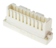 502585-0370 - PCB Receptacle, Wire-to-Board, 1.5 mm, 1 Rows, 3 Contacts, Surface Mount Right Angle - MOLEX