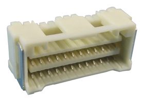 503154-3090 - PCB Receptacle, Wire-to-Board, 1.5 mm, 2 Rows, 30 Contacts, Surface Mount, CLIK-Mate 503154 - MOLEX