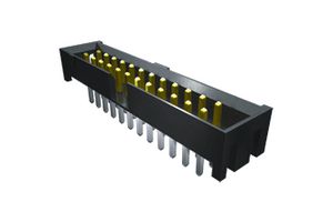 STMM-122-02-G-D - Pin Header, Board-to-Board, Wire-to-Board, 2 mm, 2 Rows, 44 Contacts, Through Hole, STMM - SAMTEC