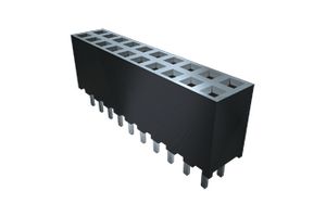 SQW-103-01-F-D - PCB Receptacle, Board-to-Board, Wire-to-Board, 2 mm, 2 Rows, 6 Contacts, Through Hole Mount - SAMTEC