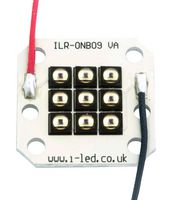 ILR-IO09-85SL-SC201-WIR200. - IR LED Module, 9 Chip, 850 nm, 8.784 W/Sr, Square PCB/M3 Hole, 26.1 to 30.6 V, 200 mm Red & Black - INTELLIGENT LED SOLUTIONS