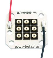 ILR-IW09-85ML-SC201-WIR200. - IR LED Module, 9 Chip, 850 nm, 5.94 W/Sr, Square PCB/M3 Hole, 15.75 V, 200 mm Red & Black - INTELLIGENT LED SOLUTIONS