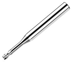 DK20002JS - End Mill, High Precision, Radius, 0.8 mm Cutter Dia, 45 mm Length, M35, Mould Steel, D2xR0.1 - JABIL CUTTING TOOLS