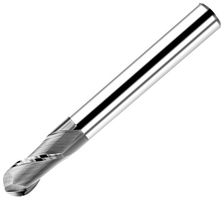 DK30001JS - End Mill, High Precision, Ball, 0.2 mm Cutter Dia, 50 mm Length, M30, Mould Steel, R3xFL12xD6 - JABIL CUTTING TOOLS