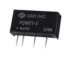 PQME1-S24-S12-S - Isolated Through Hole DC/DC Converter, ITE, 1:1, 1 W, 1 Output, 12 V, 83 mA - CUI