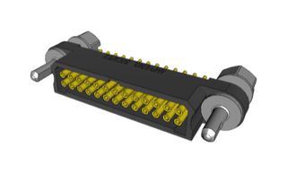 MHDAS2F026YDE50 - PCB Receptacle, Board-to-Board, 1.27 mm, 2 Rows, 26 Contacts, Through Hole Mount, MHDAS - AMPHENOL SOCAPEX