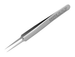 92 21 03 - Tweezers, Gripping, Straight, Pointed, 110 mm, Stainless Steel - KNIPEX