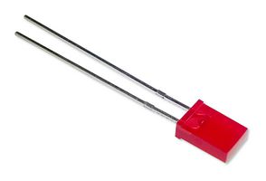 MP007951 - LED, Super Orange Red, Through Hole, 2mm x 5mm, 20 mA, 2 V, 625 nm - MULTICOMP PRO