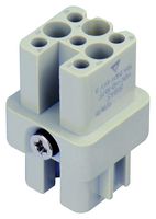 T2020072201-000 - Heavy Duty Connector, HD, Insert, 7+PE Contacts, H3A, Receptacle - TE CONNECTIVITY