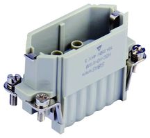 T2020152101-000 - Heavy Duty Connector, HD, Insert, 15+PE Contacts, H10A, Plug, Crimp Pin - Contacts Not Supplied - TE CONNECTIVITY