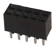 5-534998-5 - PCB Receptacle, Board-to-Board, 2.54 mm, 2 Rows, 10 Contacts, Through Hole Mount, AMPMODU IV - TE CONNECTIVITY