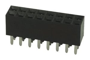 5-534998-8 - PCB Receptacle, Board-to-Board, 2.54 mm, 2 Rows, 16 Contacts, Through Hole Mount, AMPMODU Mod IV - TE CONNECTIVITY