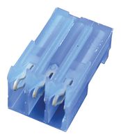 3-643815-3 - IDC Connector, IDC Receptacle, Female, 2.54 mm, 1 Row, 3 Contacts, Cable Mount - AMP - TE CONNECTIVITY