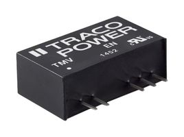 TMV 0515D - Isolated Through Hole DC/DC Converter, 1:1, 1 W, 2 Output, 15 V, 34 mA - TRACO POWER
