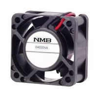 04020VA-24N-AA-00 - DC Axial Fan, 24 V, Square, 40 mm, 20 mm, Ball Bearing, 10.2 CFM - NMB TECHNOLOGIES