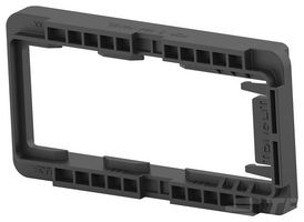 2203876-3 - Connector Accessory, Black, Mounting Clip, AMP AMPSEAL 16 Series 2272889 Headers, AMPSEAL 16 - TE CONNECTIVITY