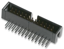 1761682-3 - Pin Header, Wire-to-Board, 2.54 mm, 2 Rows, 10 Contacts, Through Hole Right Angle - AMP - TE CONNECTIVITY