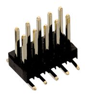 62131021021 - Pin Header, Board-to-Board, 1.27 mm, 2 Rows, 10 Contacts, Surface Mount Straight, WR-PHD - WURTH ELEKTRONIK