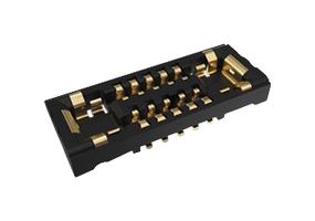 103P012BB100 - Mezzanine Connector, Plug, 0.35 mm, 2 Rows, 12 Contacts, Surface Mount Straight, Copper Alloy - AMPHENOL COMMUNICATIONS SOLUTIONS