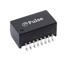 HX1198NL - Ethernet & LAN Transformer, 10/100 Base-TX, 1 Port, 1:1, 350 µH, 1.5 kV, Surface Mount - PULSE ELECTRONICS