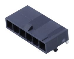 172648-0106 - Pin Header, Power, Wire-to-Board, 4.2 mm, 1 Rows, 6 Contacts, Through Hole Right Angle - MOLEX