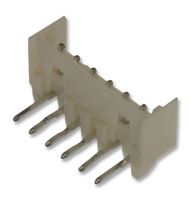 53254-0670 - Pin Header, Signal, 2 mm, 1 Rows, 6 Contacts, Through Hole Right Angle, Micro-Latch 53254 Series - MOLEX