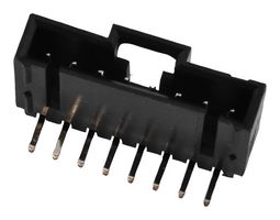 70553-0042 - Pin Header, Signal, 2.54 mm, 1 Rows, 8 Contacts, Through Hole Right Angle, SL 70553 Series - MOLEX