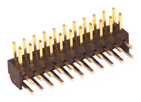87760-2216 - Pin Header, Board-to-Board, 2 mm, 2 Rows, 22 Contacts, Through Hole Right Angle - MOLEX