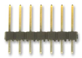 90120-0767 - Pin Header, Signal, 2.54 mm, 1 Rows, 7 Contacts, Through Hole Straight, C-Grid III 90120 Series - MOLEX